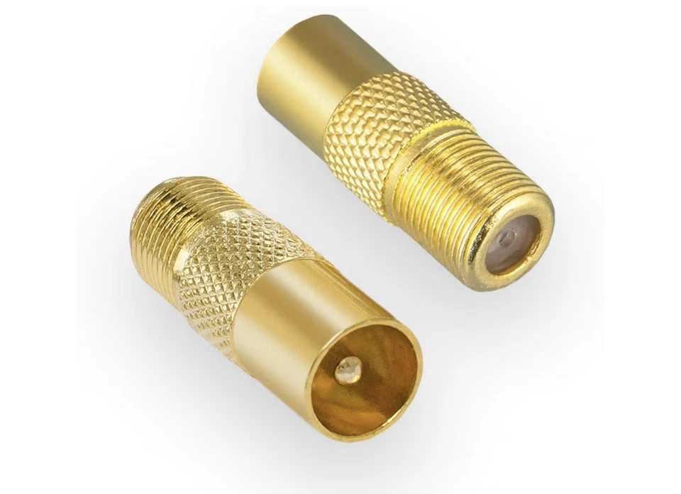 SAT Adapter Antenne - F-Buchse auf IEC Koax Stecker female / male SEBSON