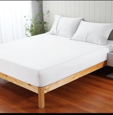 3 Pcs 100 Viscose Derived from Bamboo Fitted Sheet with 16" Deep Pocket.