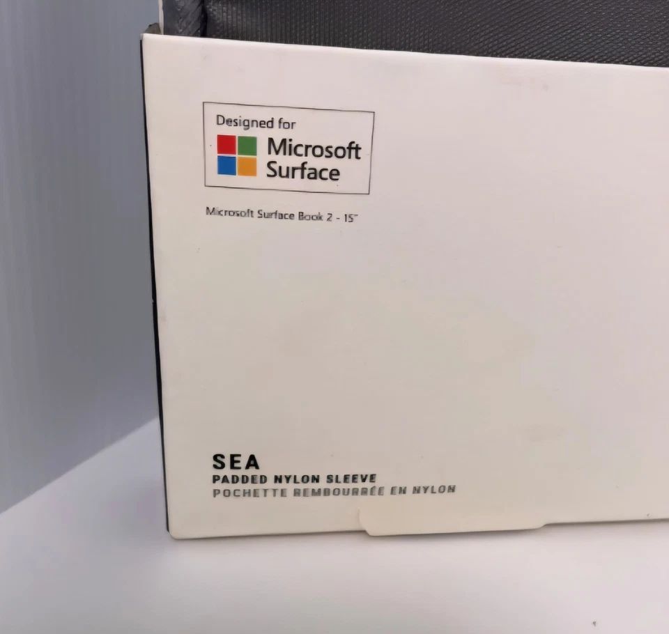 Incipio 15" Microsoft Surface Book 2 Laptop Sleeve Paded Nylon Neoprene Zipper - Image 2 of 4