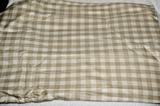 2yds x 42, Unbranded, White & Mushroom Plaid,...