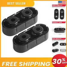 Exhaust Muffler Hanger Insulator 2 Pcs Rubber Iron Frame Vibration Reduction Exhaust Muffler Hanger Insulator 2 Pcs Rubber Iron Frame Vibration Reduction
