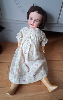 ancienne poupée porcelaine Mon Chéri LP Leon Prieur Paris taille 6 yeux dormeur - Photo 1/4