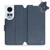 HandyhüLle FüR Oppo Reno10 5G Mobiwear Case Cover SchutzhüLle Etui Dunkelblau
