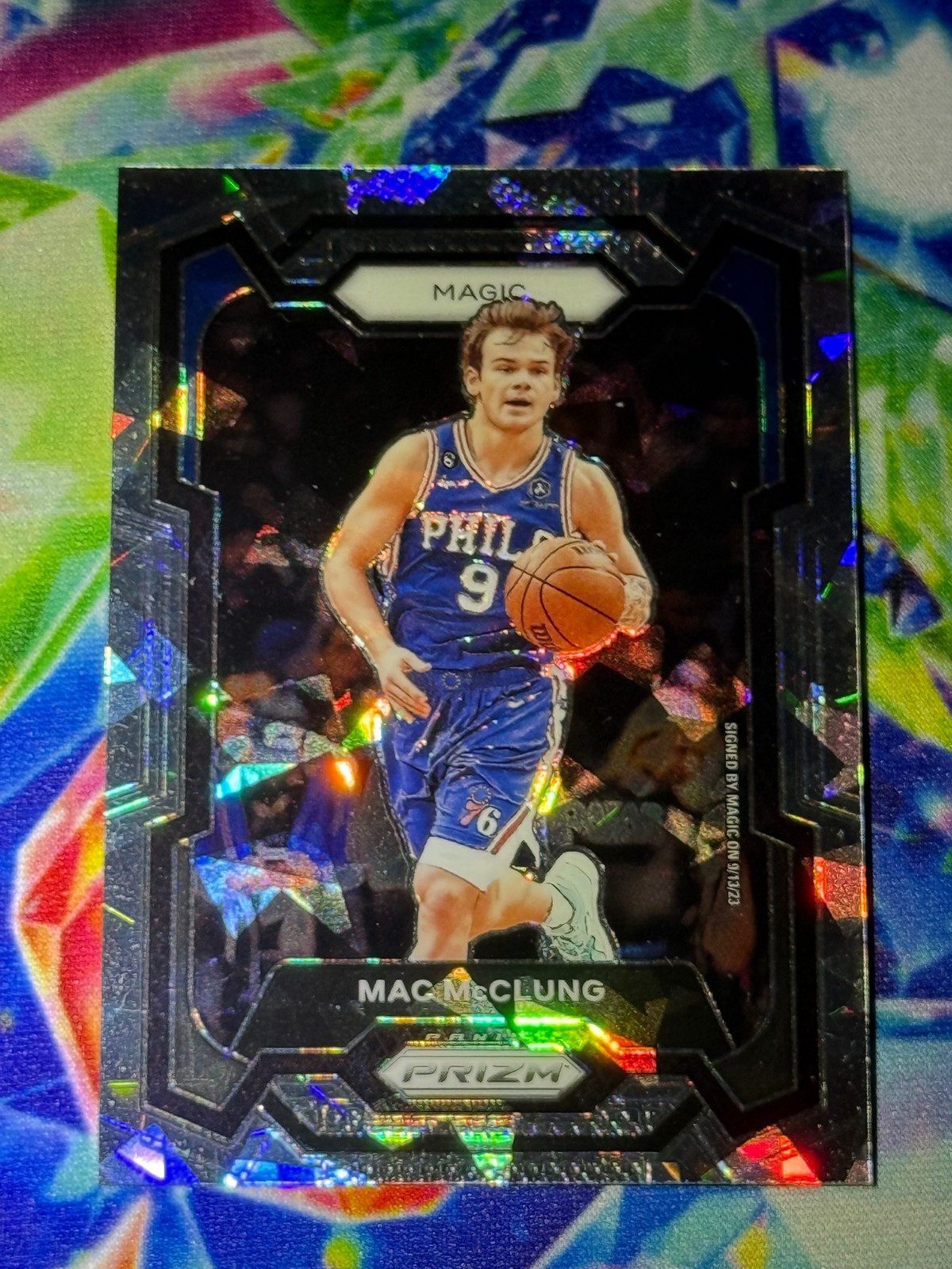 2023-24 Panini Prizm #258 Mac McClung Prizms Ice