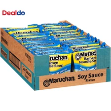 Ramen Soy Sauce, Instant Ramen Noodles, Ready to Eat Meals, 3 Oz, 24 Count