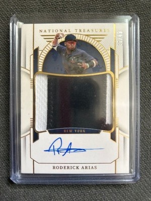 2024 Panini National Treasures RODERICK ARIAS Jumbo Patch #35/49 NY YANKEES