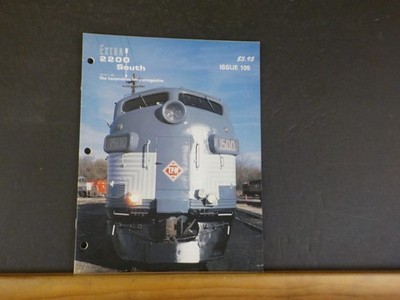 Extra 2200 South #105 Motiv Power Nachrichten South Carolina öffentliche Eisenbahnen Brandneu CP Amt