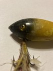 Vintage Heddon Dowagiac Crab Wiggler Wooden Glass Eye Lure — photo 7