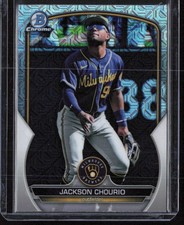 2023 Bowman Chrome #BCP-246 Jackson Chourio Mojo Refractor