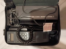 Motorola Cell Mobile Car Phone Bag 1994 Case Sun1805BD with Manual  Charger