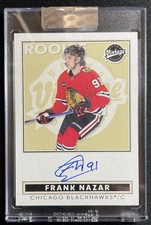 2024-25 UD Clear Cut Frank Nazar Vintage Rookie Auto SSP VA-FN - Blackhawks Auto