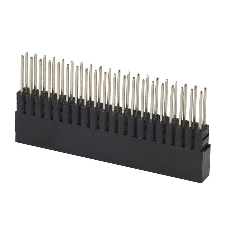 GPIO Pin Header 2 x 20 (40 pins) Long-legged type 13.5mm height for Raspberry Pi