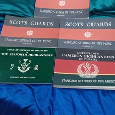 Regimental Bagpipe Tune Books SG1-3, Seafoths, And CANADOAN camerons