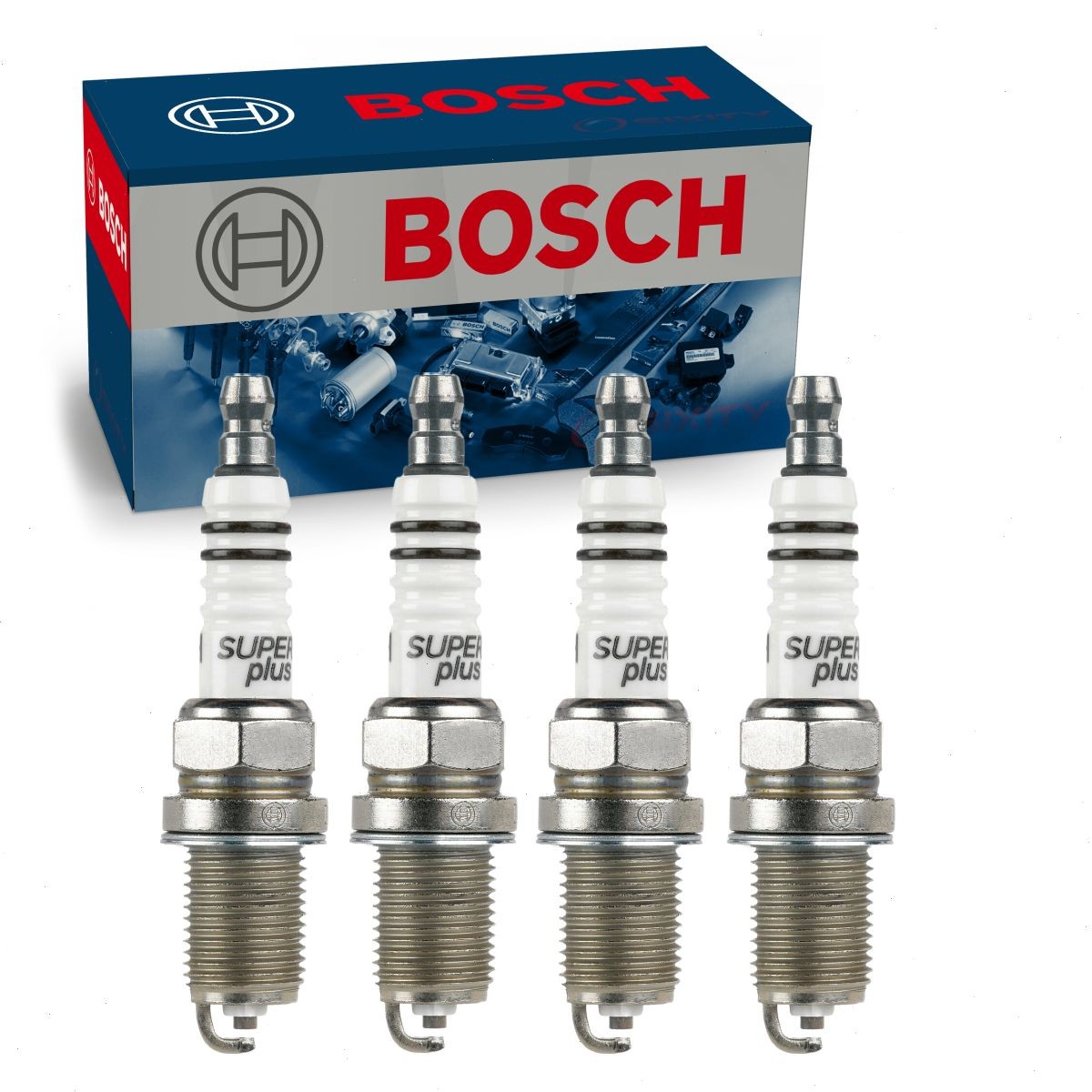 4 pc Bosch Nickel Copper Spark Plugs for 1986-1988 Saab 900 2.0L L4 Ignition nl
