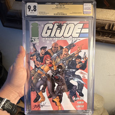 CGC 9.8 G.I. Joe #1 Image Comics 2001 SIGNED ...