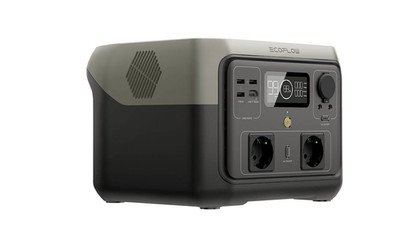 ECOFLOW River 2 Max Powerstation 512 LiFePO 4 Schwarz mit Laderegler
