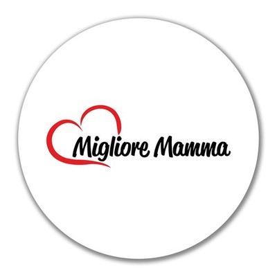 Aufkleber Migliore Mamma Cuore 10cm Sticker Migliore Mamma Geschenkidee Präsent
