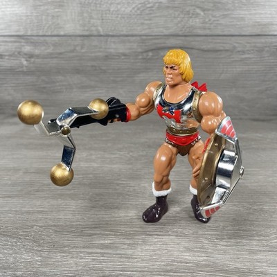 Flying Fists He-man Complete red clip Vtg 1980's Masters of the Universe figure