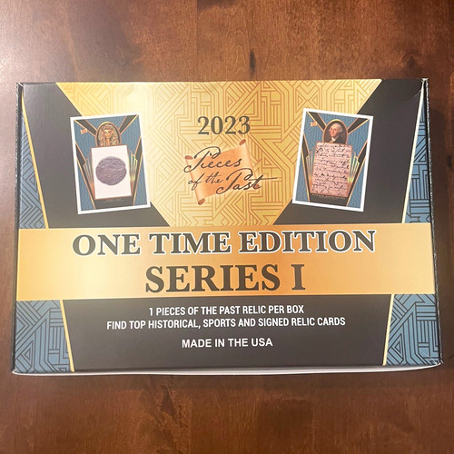 2023 Pieces of the Past One Time Edition Series 1- *QUAD RELIC* (Gilded Age)