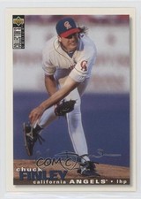 1995 Upper Deck Collector's Choice Silver Foil Signature Chuck Finley #102 5fu