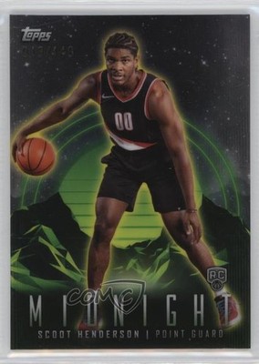 2023-24 Topps Midnight Morning /149 Scoot Henderson #75 Rookie RC 1l2