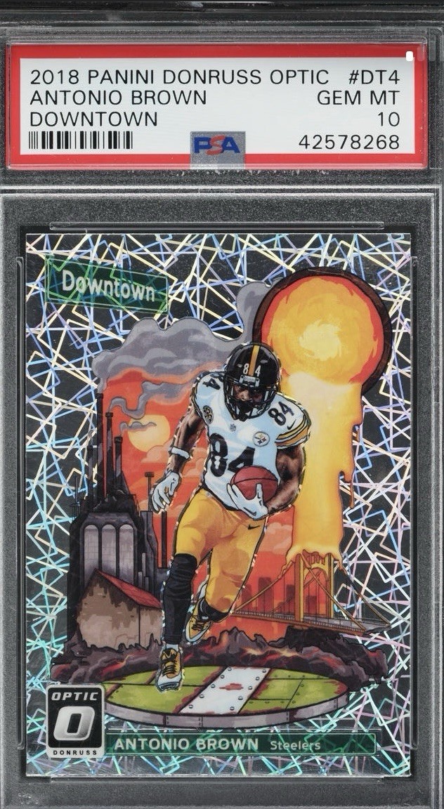 2018 Donruss Optic - Downtown Antonio Brown #DT-4