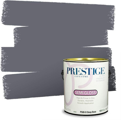 Seal Gray Semi-Gloss Interior Paint & Primer - 1 Gallon