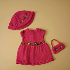 Vestito rosa caldo vestito 13" bambola Paola Reina Las Amigas