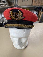 Cappello Capostazione Fs Vintage Epoca Collezione 