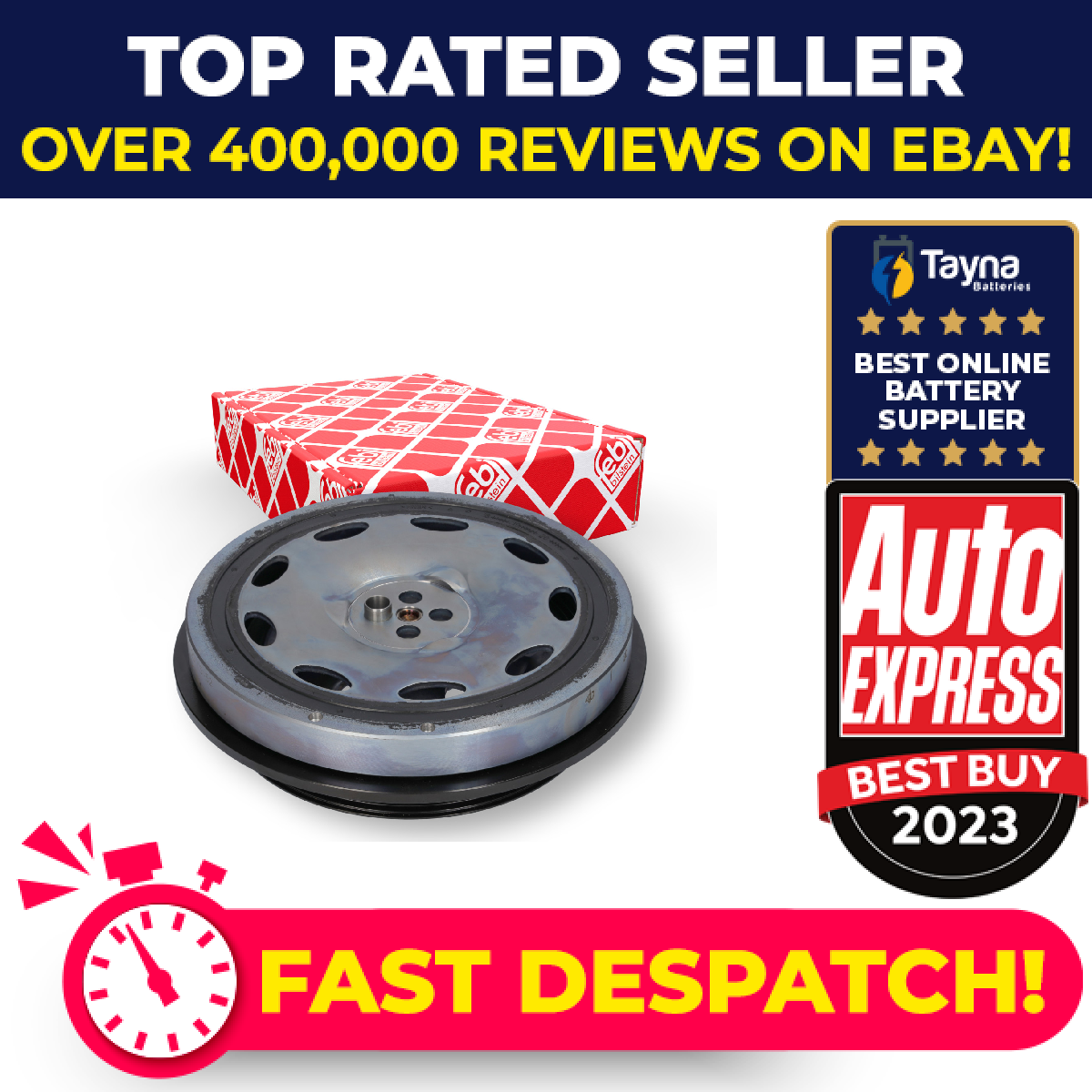 Crankshaft Pulley fits MERCEDES C220D S206, W206 2.0D 2021 on OM654.820 Belt New