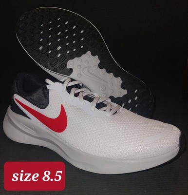 Nike Revolution 7 FB2207-102 White/Black/Fire Red Men's Running Sneaker
