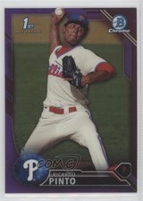 2016 Bowman Chrome Prospects Purple Refractor 9/250 Ricardo Pinto #BCP248 1u6