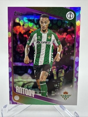 2025-26 Topps UEFA Club Competitions Easter Purple Eggs Antony Real Betis #13