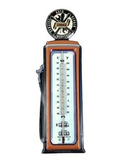 Blech Thermometer "Garage" Auto Werkstatt Reparatur Garage Zapfs&auml;ule 48x15cm NEU