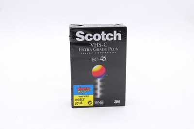 Scotch VHS-C Extra Grade Plus EC-45 Kassette neu in OVP