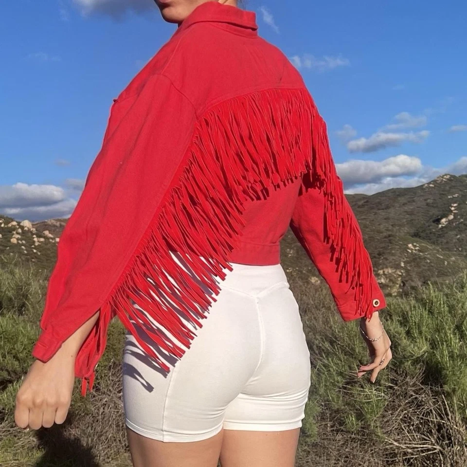 1980s JouJou Fringe Jacket - Image 4 of 4