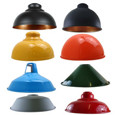 Vintage Ceiling Lampshade Metal Easy Fit Pendant Light Shades Retro Industrial
