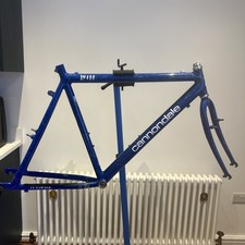 Telaio mountain bike Cannondale SM400 vintage anni 90 blu splatter misura grande 