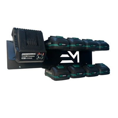 Battery Organizer Charging Station compatible with Masterforce 20v