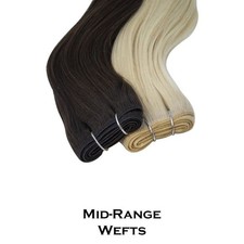 Weft Hair Extensions DOUBLE DRAWN Mid Range - Guaranteed Remy by Prestige