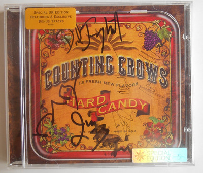 COUNTING CROWS - SIGNED CD of Hard Candy (2002)