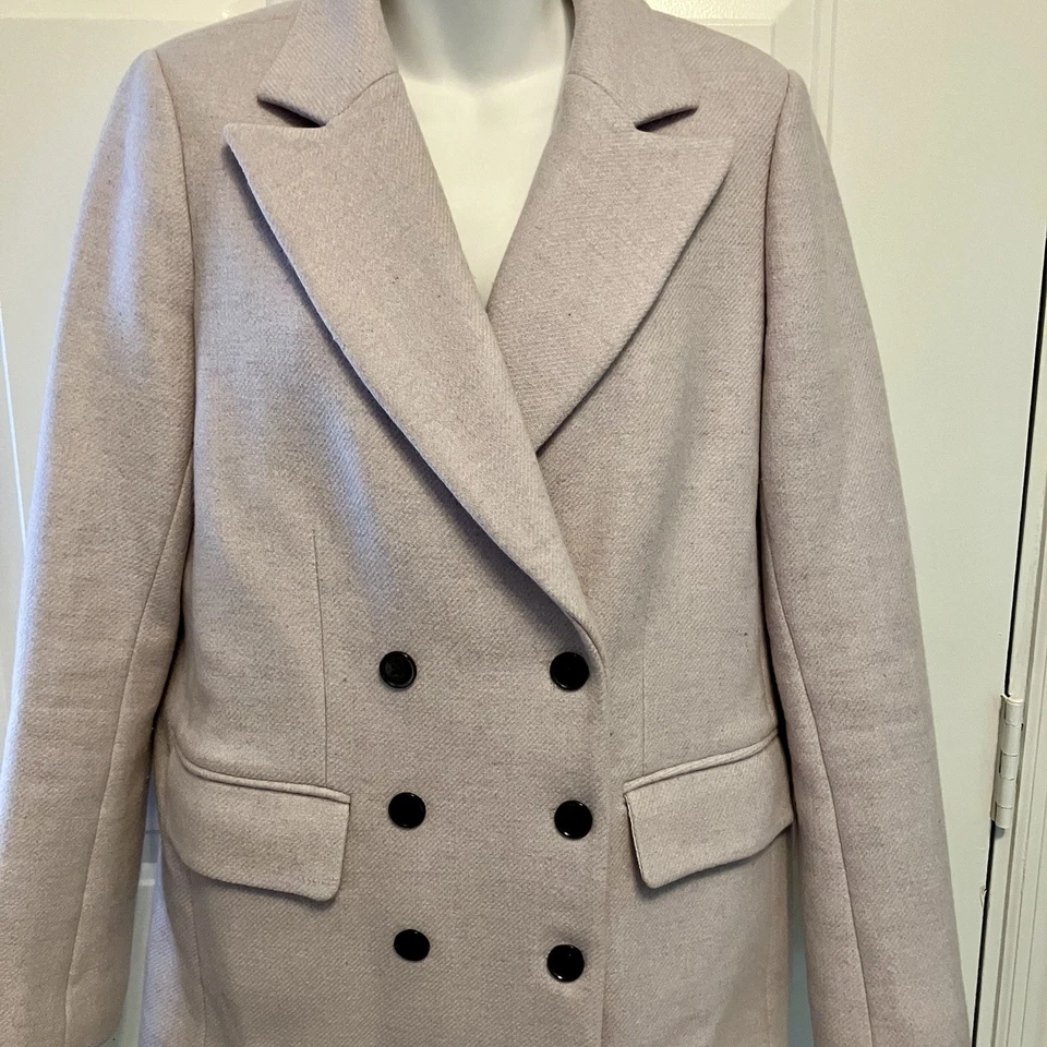 Chaqueta Abrigo Guisante La Vie Rebecca Taylor Talla Mediana Muestra Rosa Pálido Para Mujer’s Foto 2 de 4