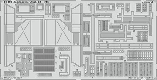 Eduard 36496 1/35 Jagdpanther Ausf. G1 for Academy