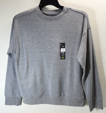 Boys Fleece Sweatshirt Size XXL 18 Gray Pullover Athletic Works NEW
