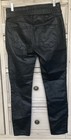 Juicy Couture Womens Black Shiny Hollywood Easy Skinny Pants Stretchy Drawstring — photo 2