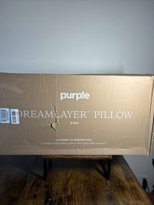 #ad Purple DreamLayer King Size Pillow Cooling Support Pressure Relief Boosters $199.87