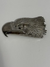VTG American Bald Eagle Solid Belt Buckle Biker Motorcycle Freedom Americana