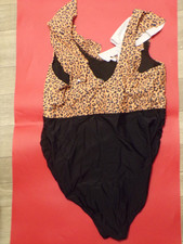 Daci One Piece Leopard Womens Size 20W Swimsuit Tummy Control NEW WITH TAG