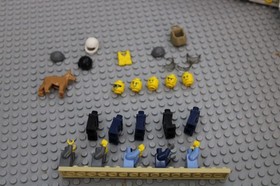 Lego (60009) City, Helicopter Arrest, Used, 100% Complete W/Manuals, No Box