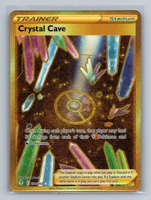 Crystal Cave (Secret) 230/203 Pokémon TCG Secret Rare SWSH07: Evolving Skies NM